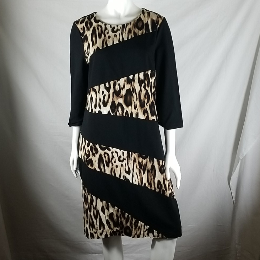 Chico's Leopard print sheath dress!